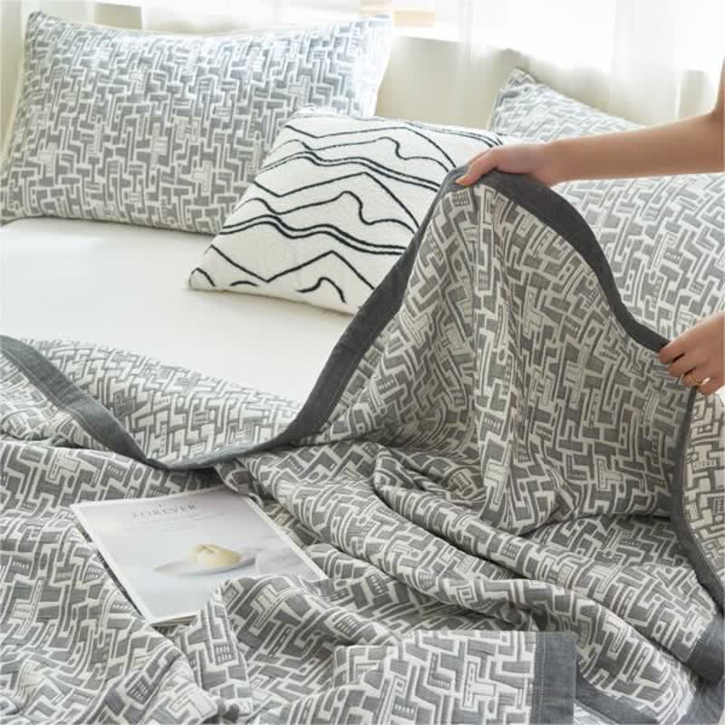 Modern Cotton Gauze Soft Summer Quilt