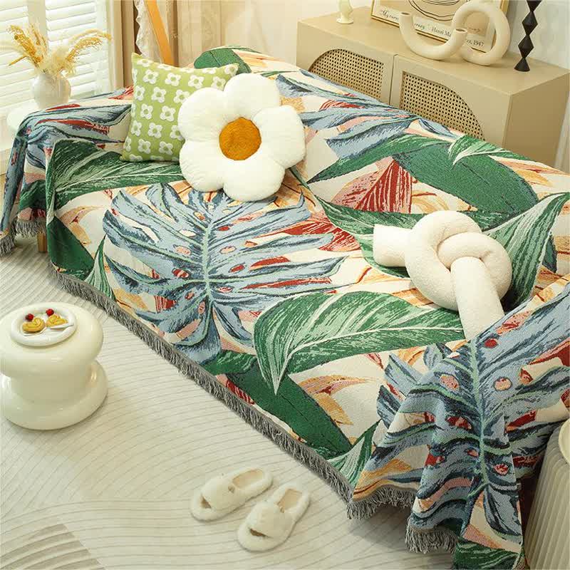 Tropical Style Rainforest Soft Sofa Protector