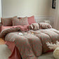 Double Layer Cotton Gauze Pastoral Bedding Set (4PCS)