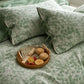 Floral Double Layer Cotton Gauze Bedding Set (4PCS)