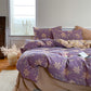 Floral Lily Cotton Gauze Bedding Set (4PCS)