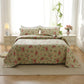 Elegant Rose Quilted Cotton Bedding