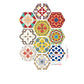 Vintage Waterproof Hexagon Wall Sticker (10PCS)