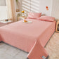 Solid Color Soft Reversible Coverlet Blanket