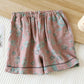 Jacquard Floral Cotton Gauze Summer Pajama Shorts