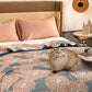 Lightweight Peony Cotton  Reversible Blanket - image 2