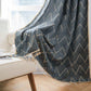 Rustic Retro Striped Wave Blackout Curtain