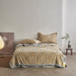 Neutral Floral Cotton Gauze Bedding Collection