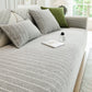 Solid Color Chenille Herringbone Sofa Cover