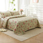 Elegant Rose Quilted Cotton Bedding