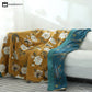 Ownkoti Cotton Flower Reversible Blanket Couch Cover - image 9