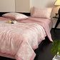 Three Layer Cotton Gauze Jacquard Floral Bedding