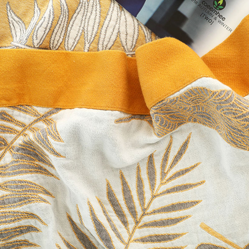Pattern Gauze Reversible Quilt Breathable Throw - image 8