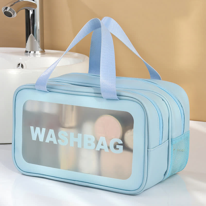 Simple Style Transparent Portable Travel Bag