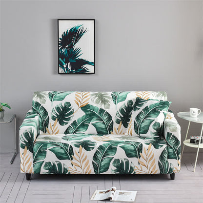 Banana Leaf Elastic Stretchable Couch Cover