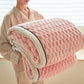 Thick Coral Fleece Reversible Throw Blanket - image 8