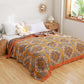 Multicolor Printed Cotton Lightweight Reversible Quilt - image 4
