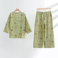 Leaf Tree Jacquard Cotton Loungewear Set - image 2