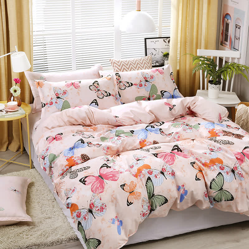 Rural Elegant Butterfly Soft Bedding