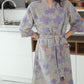 Cotton Gauze Floral Kimono Spa & Bath Robes