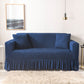 Simple Style Ruffled Elastic Sofa Cover