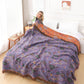 Tassel Cotton Gauze Retro Sofa Blanket