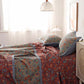 Retro Flower Pure Cotton Reversible Quilt - image 2
