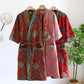 Retro Style Cotton Gauze Loose Bathrobe Pajama