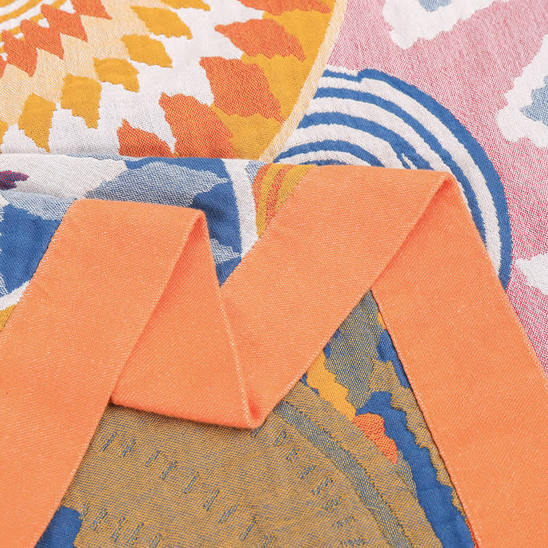 Ownkoti Nordic Throw Blanket Cotton Reversible Quilt - image 14