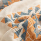 Bohemian Geometric Cotton Gauze Quilt