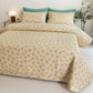 Rustic Tulip Pure Cotton Quilted Bedding