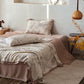 Floral Rose Lyocell Fiber Breathable Bedding