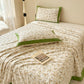 Pure Cotton Elegant Floral Breathable Coverlet