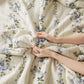 Fresh Floral Cotton Gauze Lightweight Quilt