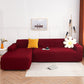 Ownkoti Pure Color Seersucker Stretchable Sofa Cover