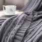 Ownkoti Solid Color Cotton Sofa Knit Blanket - image 13