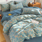 Retro Simple Style Floral Cotton Gauze Bedding