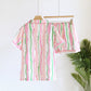 Cotton Gauze Art Line Nightwear