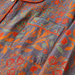 Vintage Leaf Cotton Lapel Loungewear Set - image 4