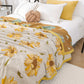 Rural Sunflower Cotton Gauze Soft Quilt