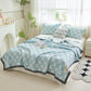 Cotton Gauze Maple Leaf Luxurious Quilt