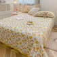 Blooming Flower Pure Cotton Lightweight Coverlet