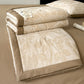 Three Layer Cotton Gauze Jacquard Floral Bedding