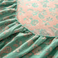 Cotton Gauze Jacquard Floral Fitted Sheet