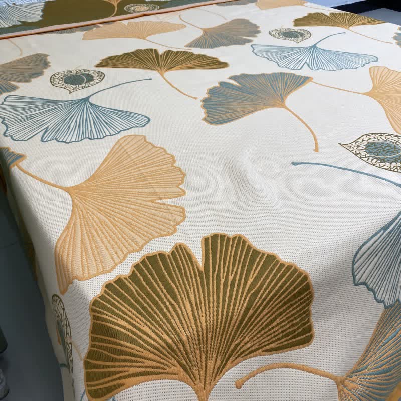 Ginkgo Leaf Fruit Cotton Reversible Quilt