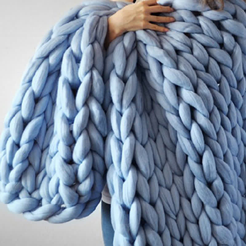 Solid Color Soft Knitted Weighted Blanket