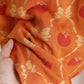 Yarn-dyed Jacquard Persimmon Cotton Pajama Set