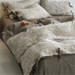 Floral Double Layer Cotton Gauze Bedding Set (4PCS)