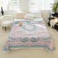 Lightweight Tassel Cotton Gauze Quilt