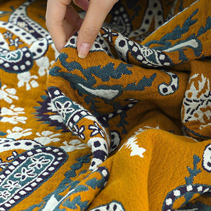 Flower Cotton Gauze Quilt Reversible Blanket - image 7